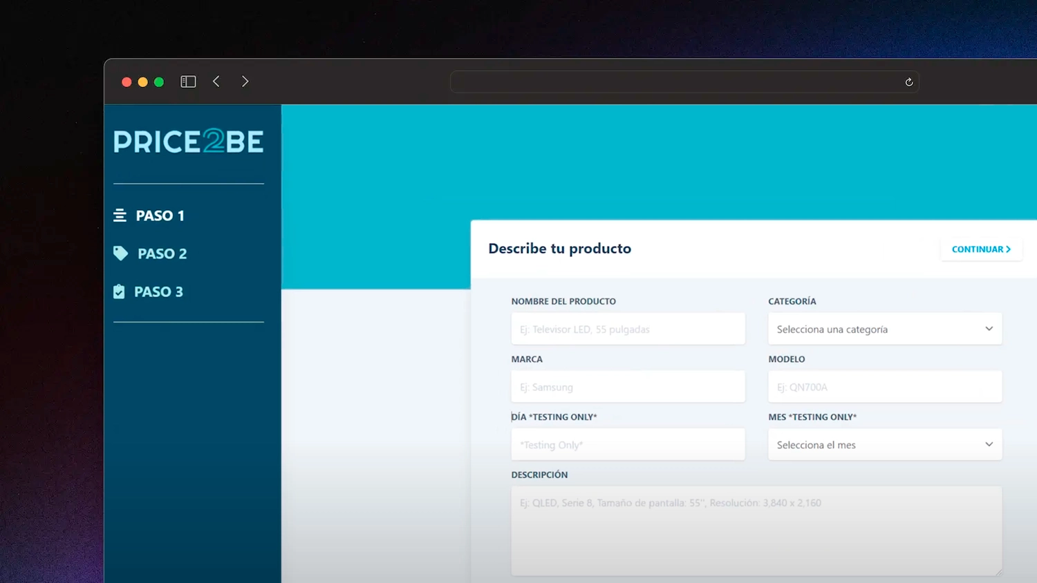 Front-End Lead at Price2Be
